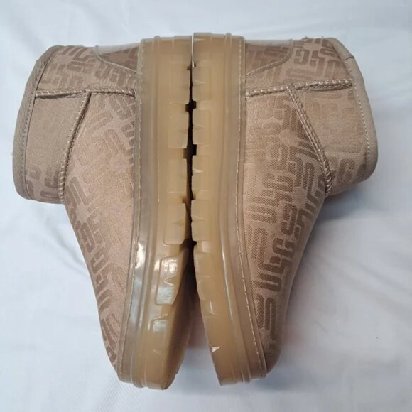 UGG Shoes - UGG NIB‎ ULTRA MINI MONOGRAM TAN WOMEN'S BOOTS SIZE 7 Just Shared.